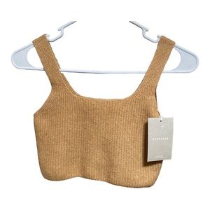 Everlane The Cozy Stretch Camel Tank M